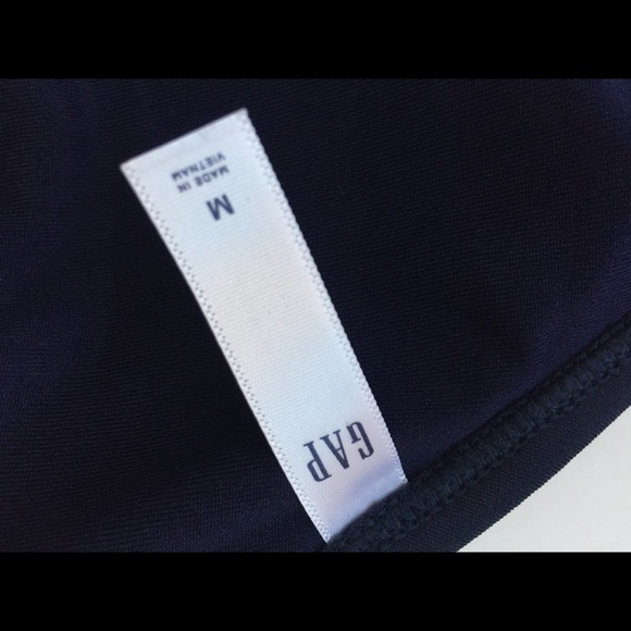 GAP NWT navy string bikini top with removable pads - Picture 5 of 6